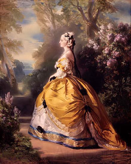 Franz Xaver Winterhalter The Empress Eugenie France oil painting art